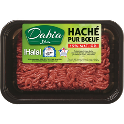 DABIA Viande Hachée Pur Bœuf 15% MG Halal