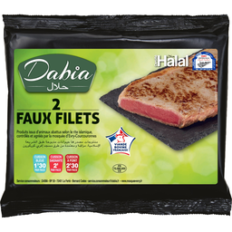 DABIA Viande Bovine: Faux-filet*** Halal à Griller