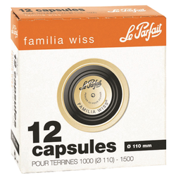 LE PARFAIT Capsule terrines D110mm Familia Wiss LE PARFAIT