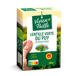 VIVIEN PAILLE Lentilles Vertes AOP VIVIEN PAILLE