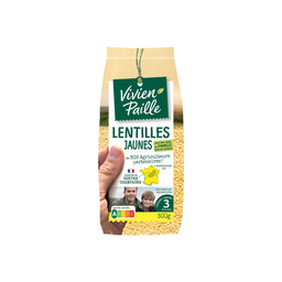 VIVIEN PAILLE Lentilhas amarelas dos nossos agricultores 500 g