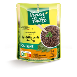 VIVIEN PAILLE Lentilhas verdes de Puy cozinhadas express 250 g
