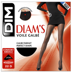 DIM Diam's Sheer Shaping Tights Black Size 2 1 Pair