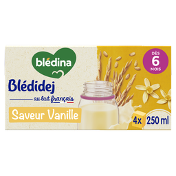 BLÉDINA Céréales bébé dès 6 mois saveur Vanille Blédidej
