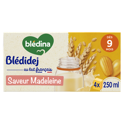 BLEDIDEJ Céréales bébé dès 9 mois Saveur Madeleine BLEDINA