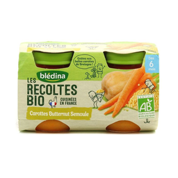 BLEDINER Car But Semoule Bio 2x130 g