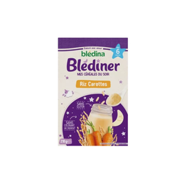 BLEDINER Céréales en poudre riz carottes sans gluten des 6 mois 210g