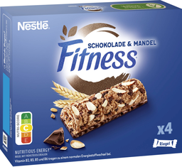 FITNESS Nestle cerealien riegel schokolade & mandel 4X23,5g