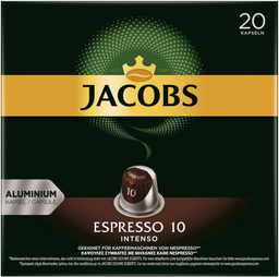 JACOBS 20 caps. nespresso espresso 10 intenso /10