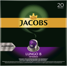 JACOBS 20 caps. nespresso lungo intenso /10