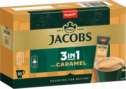 JACOBS instant sticks kaffee instant getraenk 3In1 typ caramel 10X11,2g