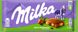 MONDELEZ MILKA Chocolate Ganze Haselnüsse 250g