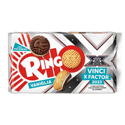 RINGO Biscuits avec garniture goût vanille édition x factor 330g