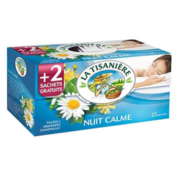 LA TISANIERE Infusion Nuit Calme 25 Sach