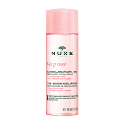 NUXE Eau micellaire apaisante 3-en-1 Very Rose en format voyage 100ml