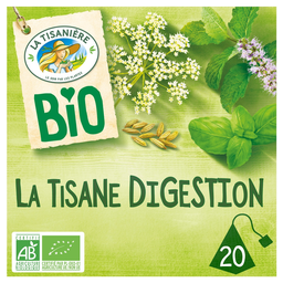 LA TISANIERE Infusión bio digestión menta dulce, anís, albahaca 20 x 30 g