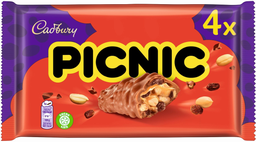 MONDELEZ Cadbury Picnic Barras de chocolate 4 x 38 g