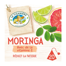 LA TISANIERE Infusión de Moringa y Vitamina C 20 bolsitas 30g