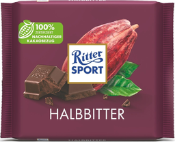 RITTER SPORT halbbitter 50% 100g