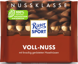 RITTER SPORT voll-nuss (nuss-klasse) 100g