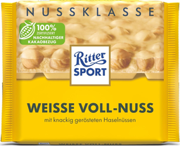 RITTER SPORT weisse voll-nuss 100g