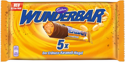 MONDELEZ Cadbury Wunderbar Erdnuss Multipack 185 g