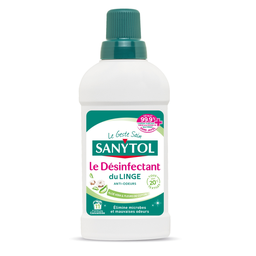 SANYTOL Desinfectante de ropa anti-olores aloe vera y flores de algodón 500 ml