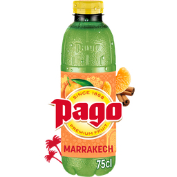 PAGO Bebida de Fruta Laranja Tangerina e Canela Destination Marrakech 0.75 L