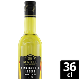 MAILLE Vinagreta ligera cítricos y miel 360 ml