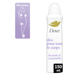 DOVE Déodorant spray pour tout le corps lavande et camomille 150ml
