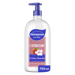 MONSAVON Crème de douche pêche L'Hydratant 750 ml