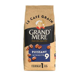 GRAND'MERE Puissant Whole Bean Coffee Intensity 9 1 kg