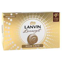 LANVIN Caracol de chocolate negro praliné café 164 g