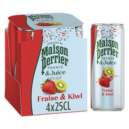 MAISON PERRIER Eau Gazeuse Aromatisée Fraise Kiwi MAISON PERRIER