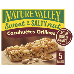 NATURE VALLEY Barres Céréales Sweet & Salty Nut Cacahuètes NATURE VALLEY
