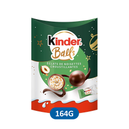 KINDER Confiserie chocolat balls noisettes 164g