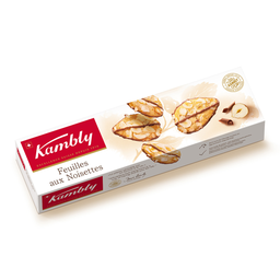 KAMBLY Fine crispy biscuits with hazelnuts and Swiss milk chocolate 90 g