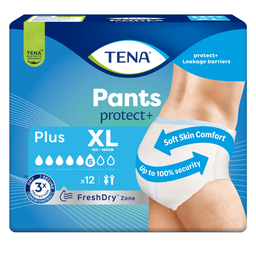 TENA Culottes incontinence protect+ taille XL x12