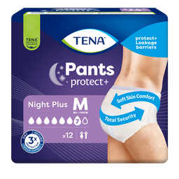 TENA Culottes Incontinence Protect Protect+ Night Plus Medium