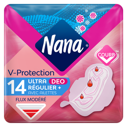 NANA Serviettes Hygiéniques Deo Fresh Normal Plus, le paquet de 14