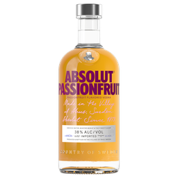 Absolut Vodka Saveur Fruit De La Passion 38% 70Cl