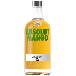 Absolut Vodka Suédoise Aromatisée Mangue 38% 70Cl