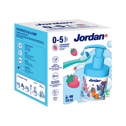 JORDAN Pasta de dentes Kids 0-5 anos bomba 150 ml
