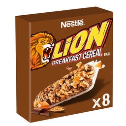 LION Barres de céréales au caramel et chocolat au lait 8 x 25 g