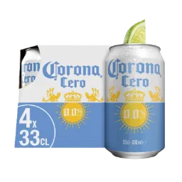 CORONA Cerveja Sem Álcool 0,0% 4 x 33 cl