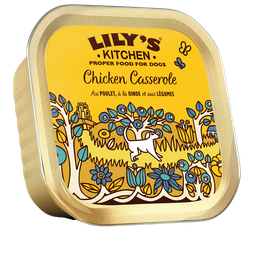 LILYS KITCHEN Pâtée pour Chien en Terrine Poulet Dinde Légumes LILY'S KITCHEN