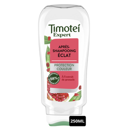 TIMOTEI Après-Shampoing Éclat protection couleur pour Cheveux colorés Grenade & Karité Expert 250 ml