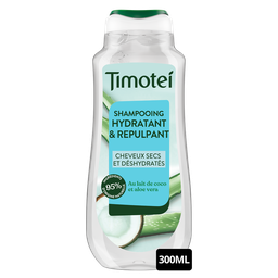 TIMOTEI Shampoing Hydratant pour Cheveux secs et déshydratés Lait de Coco et Aloe Vera 300 ml