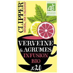CLIPPER Infusion verveine agrumes BIO 20