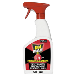 RAID Insecticida Spray Anti-Hormigas y Anti-Cucarachas 500 ml